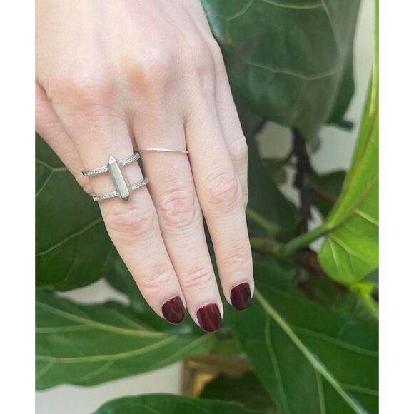 Kendra Scott Abra Ring Sz 5 nwt - Picture 3 of 5